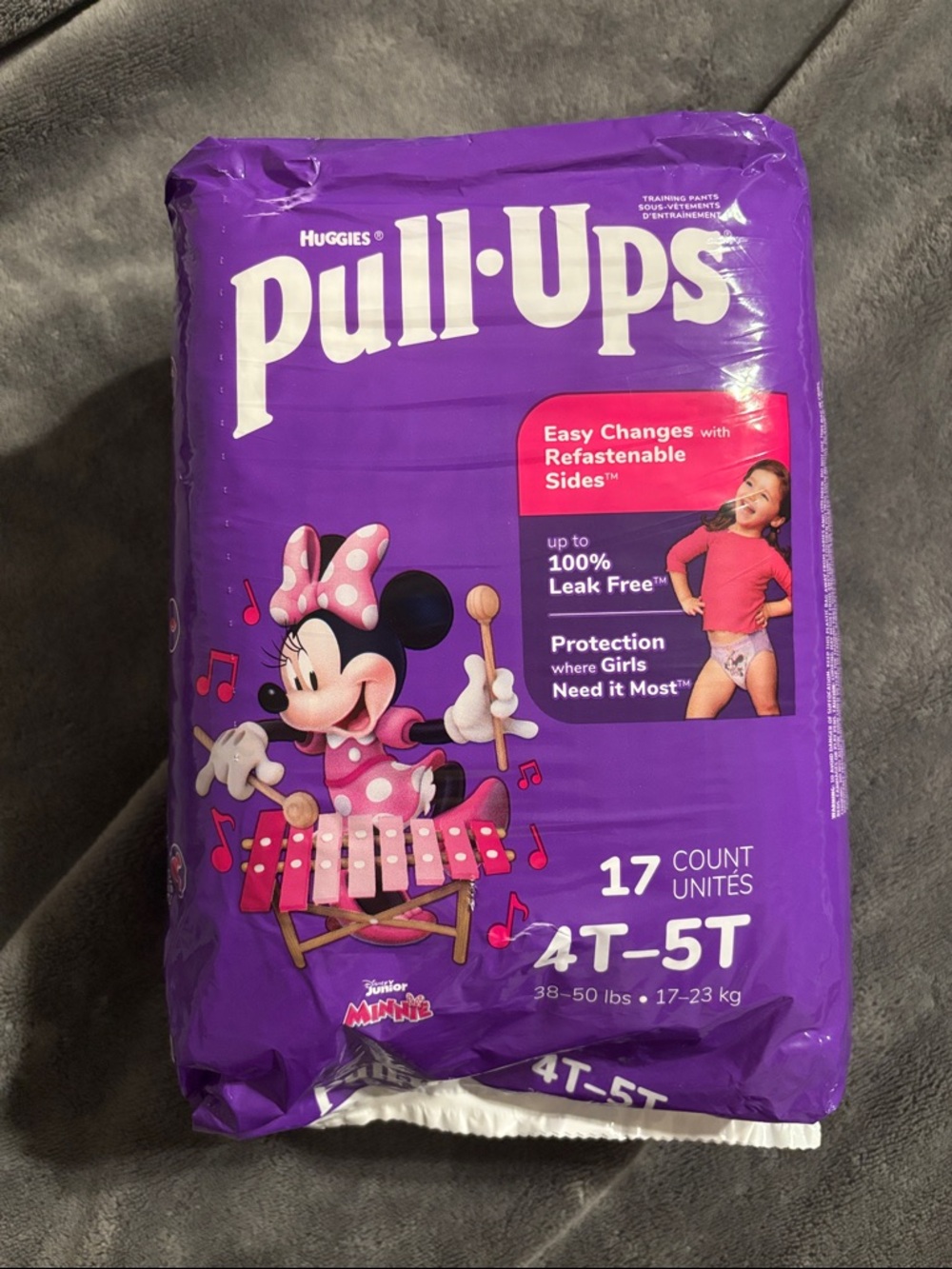 Huggies Pull-Ups Minnie Mouse Training Pants - Purple (4T-5T)